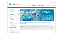 Desktop Screenshot of medtechtrade.com