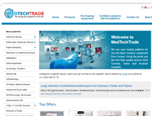 Tablet Screenshot of medtechtrade.com